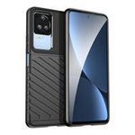 Thunder Case case for Xiaomi Poco F4 5G silicone armor case black