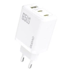 Dudao A29 65W GaN Wall Charger 2 x USB-C + 1 x USB-A - White