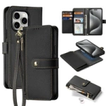 Dux Ducis Lawa Leather Case for iPhone 15 Pro Max - Black