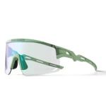 Rockbros Photochromic Cycling Glasses with UV Protection and Corrective Insert - Green