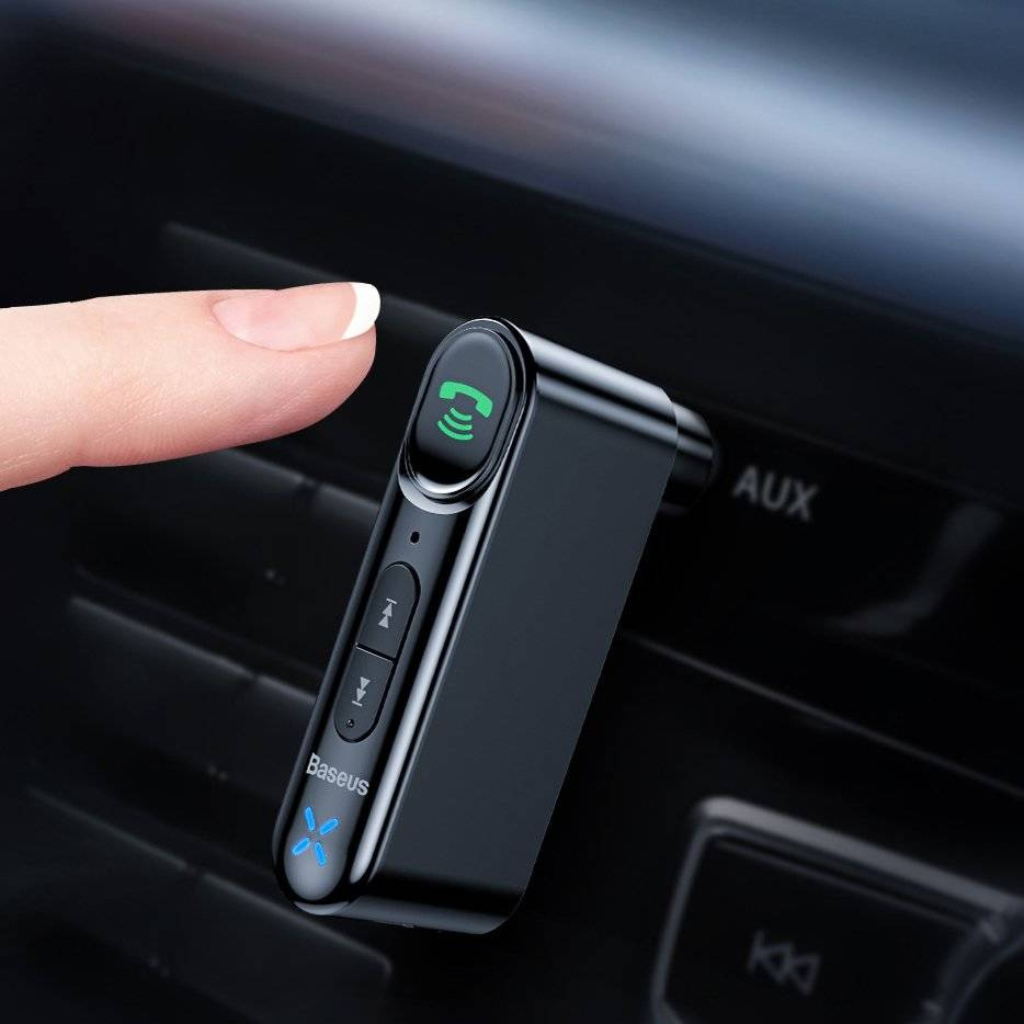 Baseus Qiyin Bluetooth audio prijemnik AUX mini jack za auto crni (WXQY-01) - ✓ 4GSM.COM