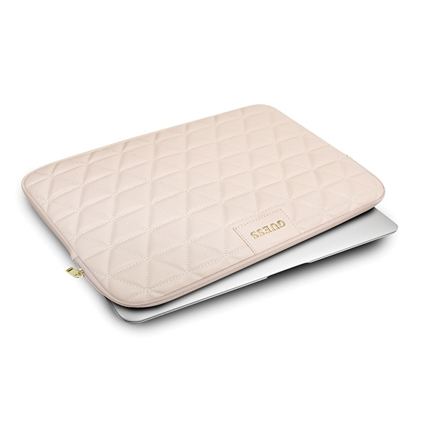 Case GUESS Laptop 13 Sleeve Quilted Pink Case 4GSM.COM