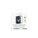 PURO   Watch 4 5 6 SE 44 mm Full Edge Tempered Glass para la protección de la pantalla marco negro