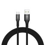T-PHOX JAGGER CABLE TIPO-C NEGRO 2M