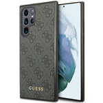 Etui Guess GUHCS24LG4GFGR Samsung Galaxy S24 Ultra S928 czarny/black hardcase 4G Metal Gold Logo Case