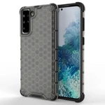 Funda blindada Honeycomb con marco de gel para Samsung Galaxy S22+ (S22 Plus) negra