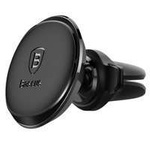 Baseus Magnetic Air Vent Magnetic car holder for ventilation grille with holder for 2 cables black (SUGX-A01)