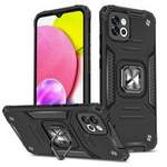 Wozinsky Ring Armor funda para Samsung Galaxy A03 funda blindada soporte magnético anillo negro
