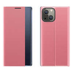 Sleep Case Bookcase Type Case with Smart Window for iPhone 13 pink