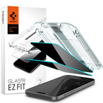 Vidrio Templado Spigen Glas.tr "ez Fit" 2-pack iPhone 15 Privacidad