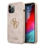  GUESS   12 12 Pro 4G Big Metal Logo Pink Hardcase