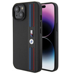 Funda Bmw Bmhcp15s22ppmk IPhone 15 6.1" Negro/Negro Tricolor M CollectionCase