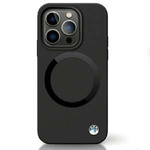 BMW BMHMP14SSILBK2 iPhone 14 6,1" negro/negro Signature Liquid Silicona MagSafe