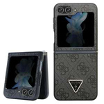 Coque Guess GUHCZF5P4TDPK F731 Galaxy Z Flip5 noir/noircase Cuir 4G Diamond Triangle Case