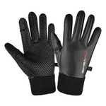 Guantes para teléfono antideslizantes y aislantes para hombre - negros