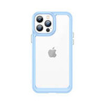 Funda Outer Space para iPhone 13 Pro Max tapa dura con marco de gel azul