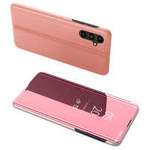 Funda Clear View para Samsung Galaxy A14 flip cover rosa