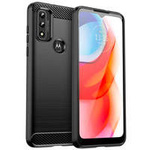 Funda Carbono Funda Flexible Motorola Moto G Play 2022 negra