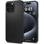 Funda Spigen Thin Fit iPhone 15 Pro Negro Case