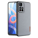Funda Dux Ducis Fino cubierta de material nylon Poco M4 Pro 5G azul