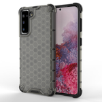 Honeycomb Case armor cover with TPU Bumper for Samsung Galaxy S21 5G black