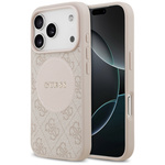 Etui Guess 4G Circle Classic Logo        MagSafe do iPhone 17 Pro różowy