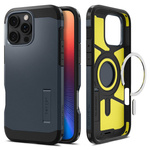 Funda Spigen Tough Armor Mag MagSafe IPhone 16 PRO MAX METAL PIZARRA