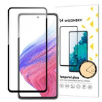 Wozinsky Pegamento completo Vidrio templado Samsung Galaxy A54 5G 9H Vidrio templado de pantalla completa con marco negro