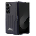 Audi Synthetic Leather MagSafe Z Fold 6 F956 czarny/black hardcase AU-TPUPCMFold6-Q5/D1-BK