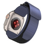Pasek do Apple Watch Forcell F-Design FA05 rzep nylon 38 / 40 / 41 mm niebieski