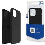 3mk Silicona Case iPhone 13 6,1" negro/negro