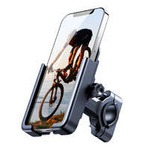 Wozinsky soporte metálico de teléfono para bicicleta, scooter negro (WBHBK3)