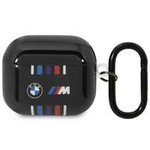 BMW BMA322SWTK Funda para AirPods 3ª generación negro/negro Líneas de varios colores