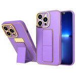 Nuevo estuche Kickstand Case para iPhone 12 Pro con soporte morado