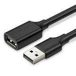 Cable alargador Ugreen USB (macho) - USB (hembra) 2.0 480Mbps 1.5m negro (US103)