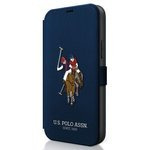 US POLO 12 Pro Max Polo Embroidery Collection Navy Blue Case
