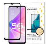 Wozinsky Full Glue Tempered Glass Oppo A77 4G / A57 4G / A57s / A57e pantalla completa con marco negro (case friendly)