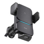 Cargador de inducción Baseus Wisdom, soporte para teléfono de coche para notas adhesivas, negro (CGZX000001)