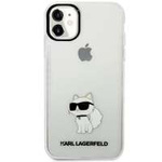 Karl Lagerfeld KLHCN61HNCHTCT iPhone 11 / Xr 6.1" transparente durocase Ikonik Choupette