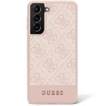 Funda Guess GUHCS23LG4GLPI S23 Ultra S918 rosa/rosa duro case 4G Stripe Collection Case