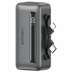 USAMS Powerbank 4500mAh USB-C/Lightning   20W PD Fast Charge szary/tarnish XB Series 4K5CD23301 (US-CD233)