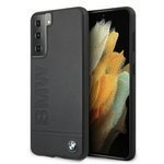 BMW Samsung Galaxy S21 Plus Signature Logotipo Impreso BMHCS21MSLLNA Estuche rígido azul marino