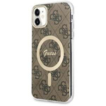 Funda Guess GUHMN61H4STW iPhone 11 6.1" marrón/marrón durocase 4G MagSafe Case