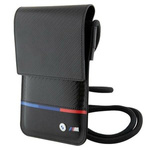 BMW BMOWBPUCARTCBK Bolsa Billetera negro/negro Carbono Línea Tricolor