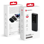 Powerbank Forcell F-Energy P20k1 PD QC3.0 3A 20W 20000 mAh czarny