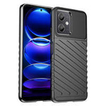 Thunder Case Xiaomi Poco X5 5G / Redmi Note 12 5G funda armadura de silicona negra