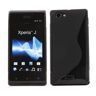  Sony Xperia J S-LINE Negro Silicona 