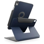 Etui UNIQ Rovus Snapmount Magnetic 360 Rotating Detachable do iPad 11" A16 (2025) / iPad 10.9" 10 gen. (2022) granatowy