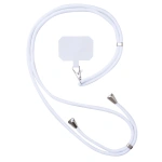 Stylowa smycz sznur z wkładką do telefonu kluczy biały