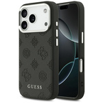 Etui Guess Peony Hot Stamp Script        MagSafe do iPhone 17 Pro czarny